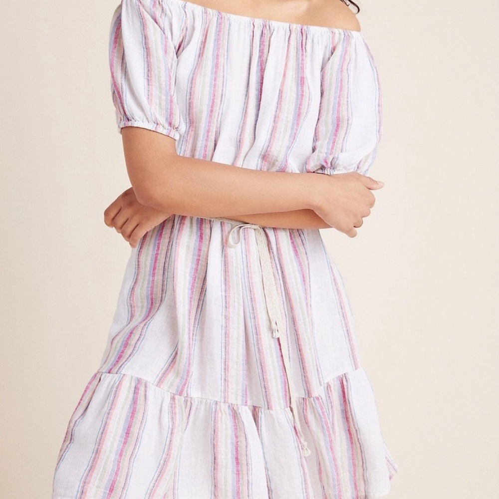 NWT Anthropologie Cinthia Off-The-Shoulder Dress